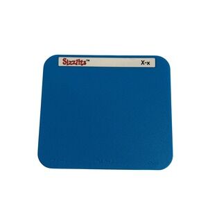 Sizzix Sizzlits Die Cutter Blue Alphabet Letter X-x Scrapbooking Crafting Tool